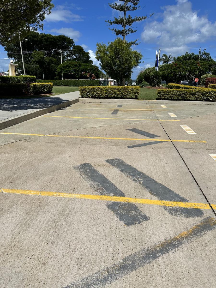 car park pressure washing